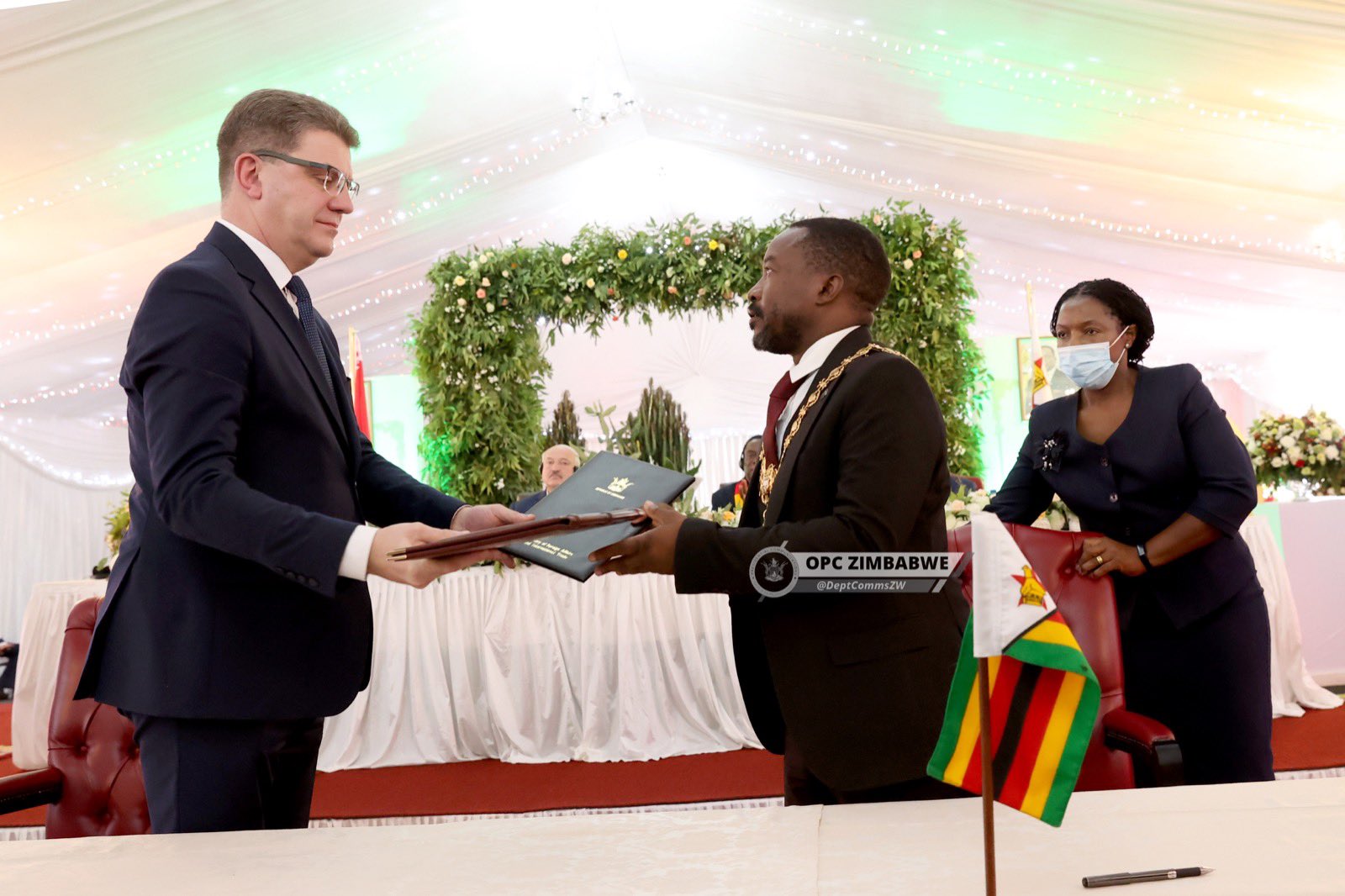 Zim and Belarus sign 8 cooperation agreements